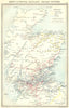 SCOTLAND. North and Central Scotland. Railway Systems 1907 old antique map