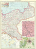 EASTERN GERMANY. Hamburg; The Rhine; Berlin; colonies 1907 old antique map