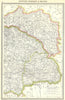 HUNGARY. Eastern Hungary and Galicia 1907 old antique vintage map plan chart