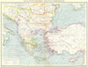 TURKEY. Balkan States & Asia Minor. Industries & Communications 1907 old map