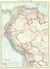 SOUTH AMERICA. North-west; map of Galapagos Isles 1907 old antique chart