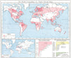 WORLD. Commodities - Production & supply of Timber; Oil and Palms 1907 old map