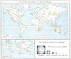WORLD. Commodities - Sources of Gold & Diamonds 1907 antique map chart
