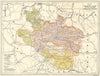 SPAIN. Mapa de la Provincia de Alava 1913 old antique vintage plan chart