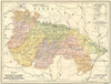 SPAIN. Mapa de la Provincia de Logrono 1913 old antique vintage plan chart