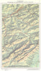 SWITZERLAND.Schweiz;Santisgruppe Appenzellerland(Nordlicher Alpenrand) 1958 map