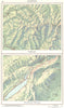 SWITZERLAND.Schweiz;Napfgruppe;Waadtlander Faltenjura 1958 old vintage map