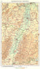 GERMANY.Oberrheinische Tiefebene. Rhine Valley 1958 old vintage map plan chart