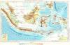 INDONESIA.Asien;Malaiischer Archipel(Indonesien);Inset Niederlande 1958 map