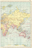 BRITISH EMPIRE. Eastern hemisphere.Coaling/wireless stations Oilfields 1920 map
