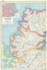 SCOTTISH HIGHLANDS.Sutherland Ross & Cromarty Inverness-shire.Aberdeen 1920 map