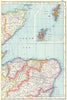 SCOTLAND NE. Caithness Aberdeen Banff Elgin. Orkney & Shetland Islands 1920 map