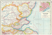 Firths of Forth & Tay. Fife Forfar Perthshire. Inset Dundee. Scotland 1920 map