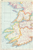 IRELAND SOUTH WEST. Cork Kerry Limerick Clare Galway. HARMSWORTH 1920 old map