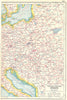 EAST EUROPE AGRICULTURAL/INDUSTRIAL.Products.Austria Hungary Germany 1920 map