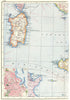 SARDINIA. inset Palermo. Telegraph cables. Rome Tunis Sardegna 1920 old map