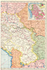 SERBIA. Montenegro; Yugoslavia East. inset Belgrade plan. HARMSWORTH 1920 map