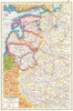 LATVIA LITHUANIA ESTONIA. Baltic Provinces E Prussia Russia Petrograd 1920 map