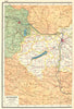 HUNGARY WEST. Danube Budapest Vienna. Railways Sarvis Sio Malom canals 1920 map