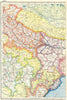 INDIA NORTH EAST. Orissa Bihar United & Central Provinces Nepal 1920 old map