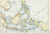 INDONESIA PHILIPPINES. South East Asia.Industrial showing key products 1920 map