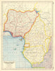 GULF OF GUINEA. Nigeria Cameroon Muni French Equatorial Africa(Gabon) 1920 map