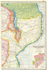 MOZAMBIQUE.Malawi Rhodesia Nyasaland.Inset Salisbury Harare.Moçambique 1920 map