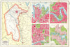 AUSTRALIA. Capital Territory Sydney Brisbane Canberra Melbourne plans 1920 map