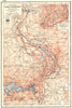 WESTERN FRONT.Ypres Messines;Zillebeke-Polygon Wood. 1917 battle lines 1920 map