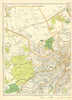 BLACKBURN Witton Nova Scotia Feniscliffe Revidge Lammack 1935 old vintage map