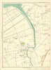 LANCASHIRE Hesketh Lane Old Marsh New Becconsall Moss River Asland 1935 map