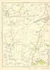 LANCS Leyland New Longton Midge Hall Earnshaw bridge Farington Moss 1935 map
