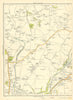 LANCASHIRE Clayton Green Haddock Park Wood Pippin Street Brindle Thorpe 1935 map