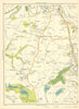 LANCS Darwen Liversey Moorgate Fold Ewood Tockholes Hawkshaw Ryal Fold 1935 map