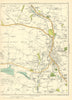 LANCASHIRE Haslingden Hud Hey Holden Vale Waterfoot Flaxmoss 1935 map