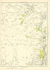 LANCASHIRE Holcombe Moor Ramsbottom Stubbins Chatterton Helmshore 1935 old map