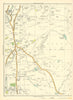 LANCASHIRE Bank Lane Shuttleworth Edenfield Ewood Bridge Fletcher bank 1935 map