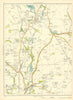 LANCASHIRE Bolton Turton Bromley Cross Harwood Lee Bradshawgate 1935 old map