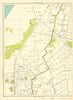 LANCASHIRE Freshfield Formby Ainsdale Hills Moss Side Four Lane Ends 1935 map