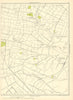 LANCASHIRE Downholland Barton Halsall Moss Rain Bag Carr Moss 1935 old map