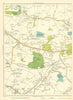 LANCASHIRE Bolton Lostock Wingates Lower Brazley Bottom O'Th' Moor 1935 map