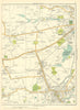 LANCASHIRE Ainsworth Radcliffe Black Lane Starling Elton Little Lever 1935 map