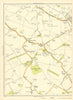LANCS Stanley Gate Barracks Bickerstaffe Barrow Nook Wood Skelmersdale 1935 map