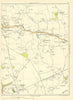 LANCS Skelmersdale Rainford Junction Upholland Moor Digmoor Crawford 1935 map