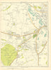 LANCS Wigan Pemberton Winstanley Newton Spring Bank Lamberhead Green 1935 map