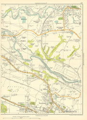 LANCS Outwoodgate Wardley Newtown Pendlebury Ringley Radcliffe Swinton 1935 map