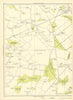 LANCASHIRE Simonswood Moss Charley Wood Moss Cottage Hall's Folly 1935 old map