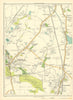 LANCS Ashton-in-Makerfield Stubshaw Cross Golborne Bank Heath Abram 1935 map
