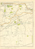 LANCASHIRE Bedford Moss Astley Moss Lower Green Astley Tyldesley 1935 old map