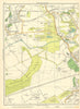 LANCASHIRE Eccles Barton Moss Peel Green Worsley Boothstown Ellenbrook 1935 map